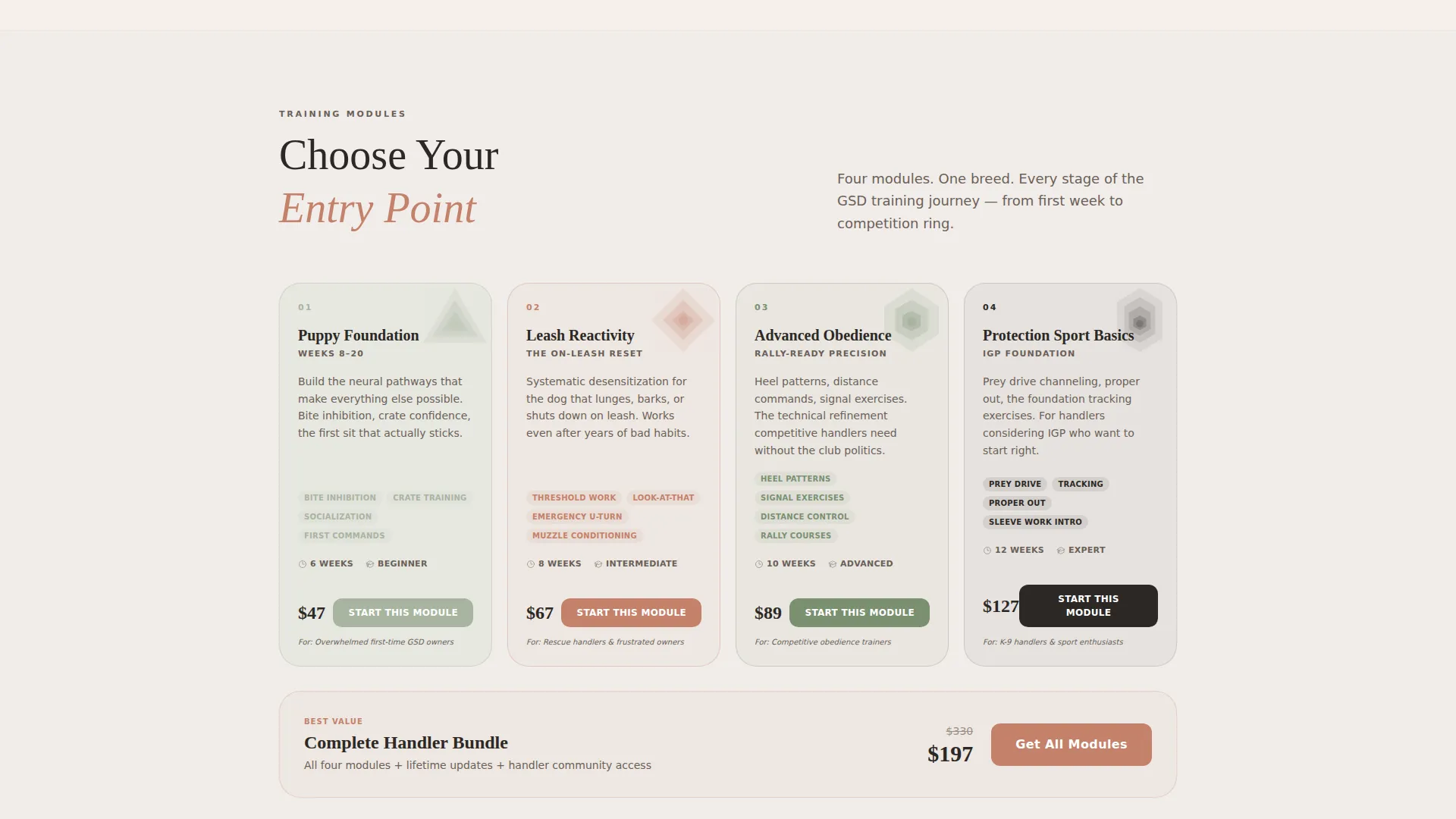 Dog Complete Professional Website Template