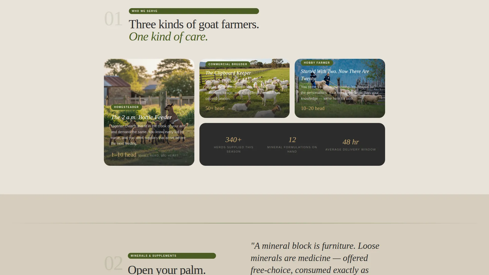 Livestock & Farm Animal Appointment Booking Website Template