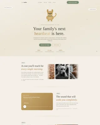 Dog Local Booking Website Template