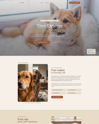 Dog Online Professional Website Template