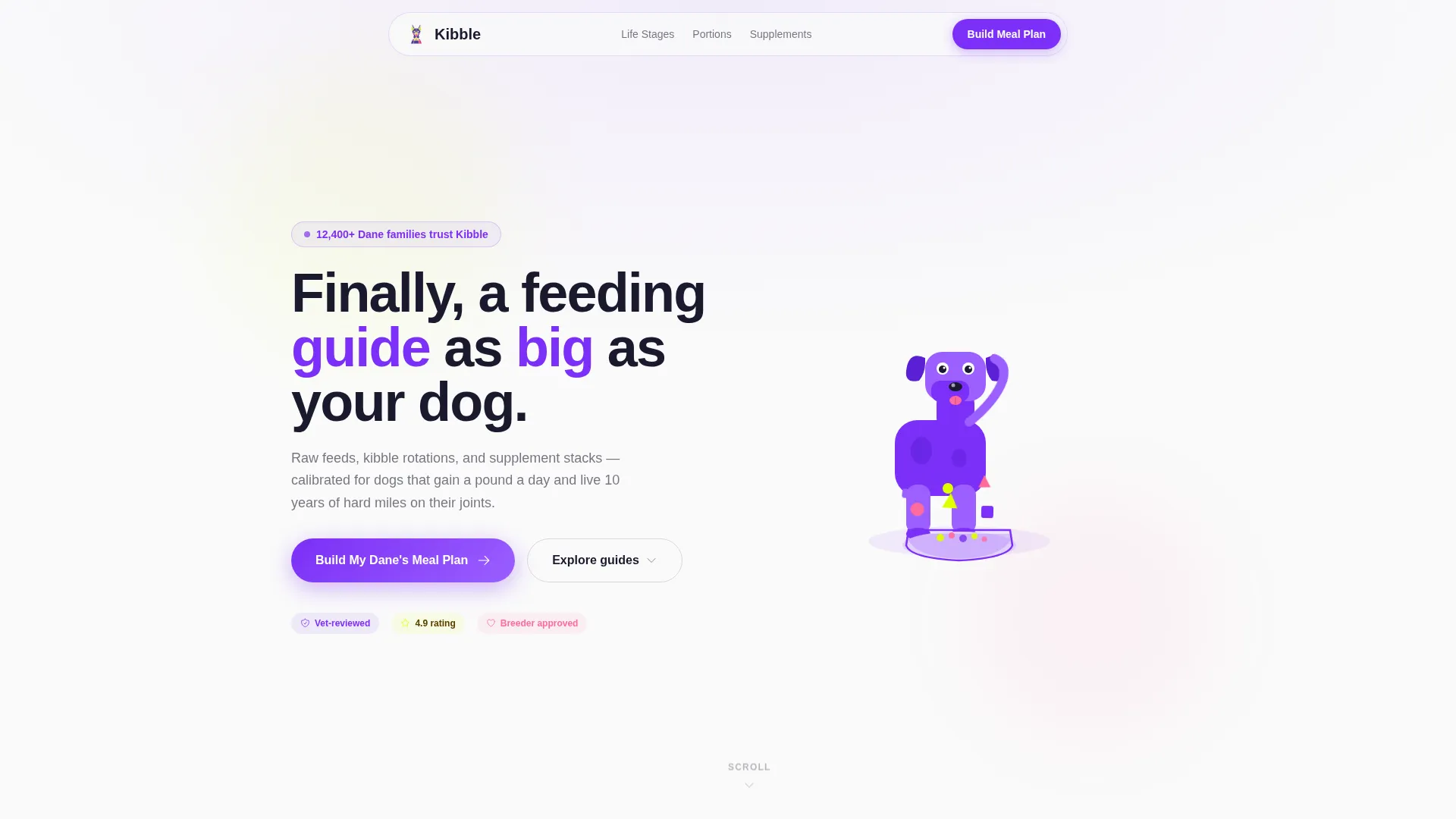 Modern Dane Landing Page Template