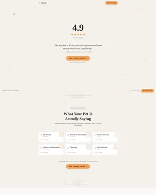 Hamster & Guinea Pig Behavior Consultant Landing Page