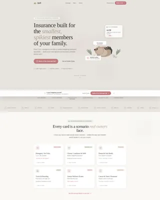 Advanced Hedgehog Services Appointment Booking Website Template