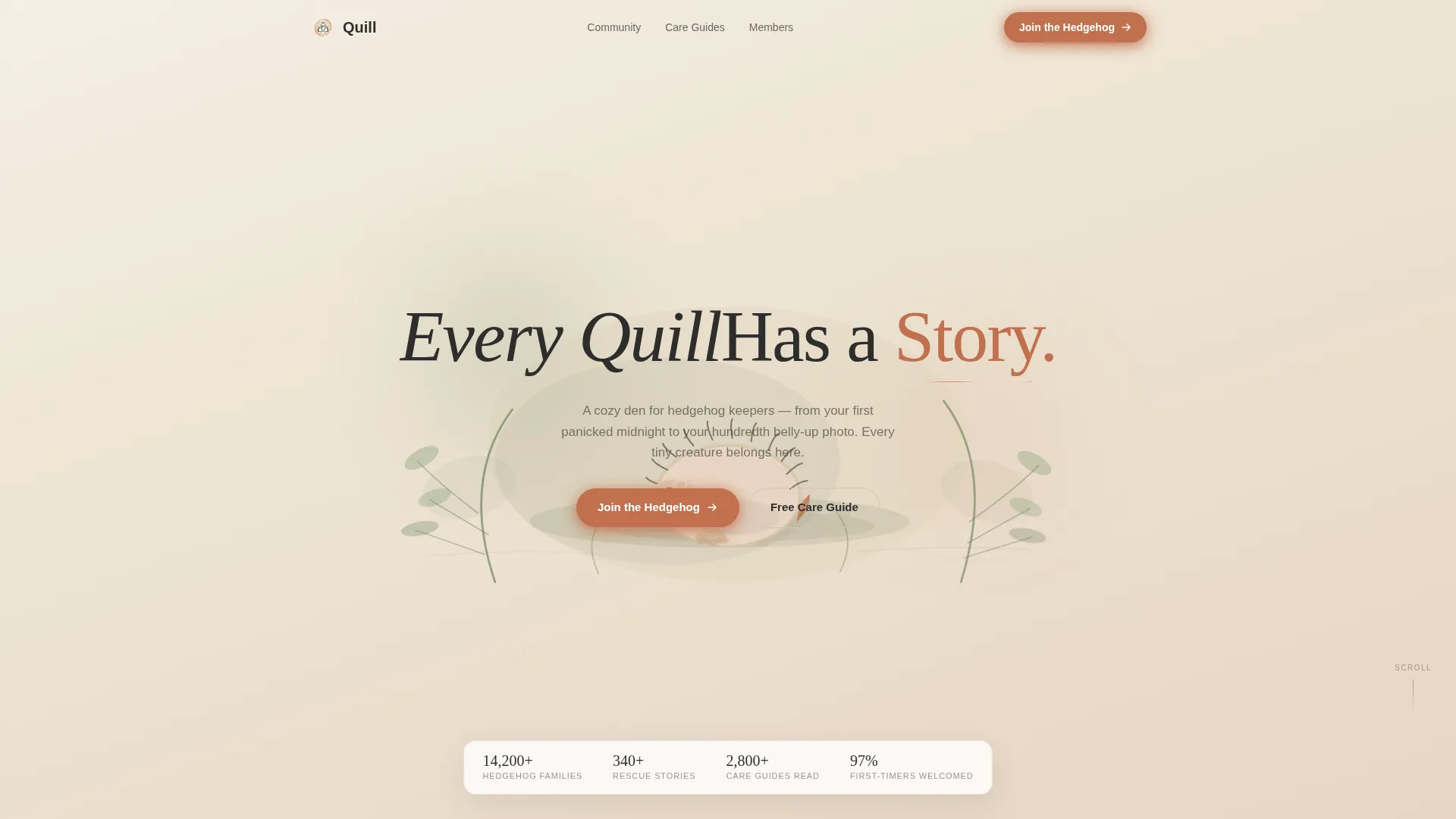 Advanced Hedgehog Services Professional Website Template