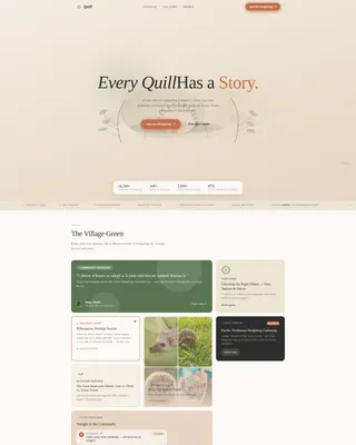 Advanced Hedgehog Services Professional Website Template