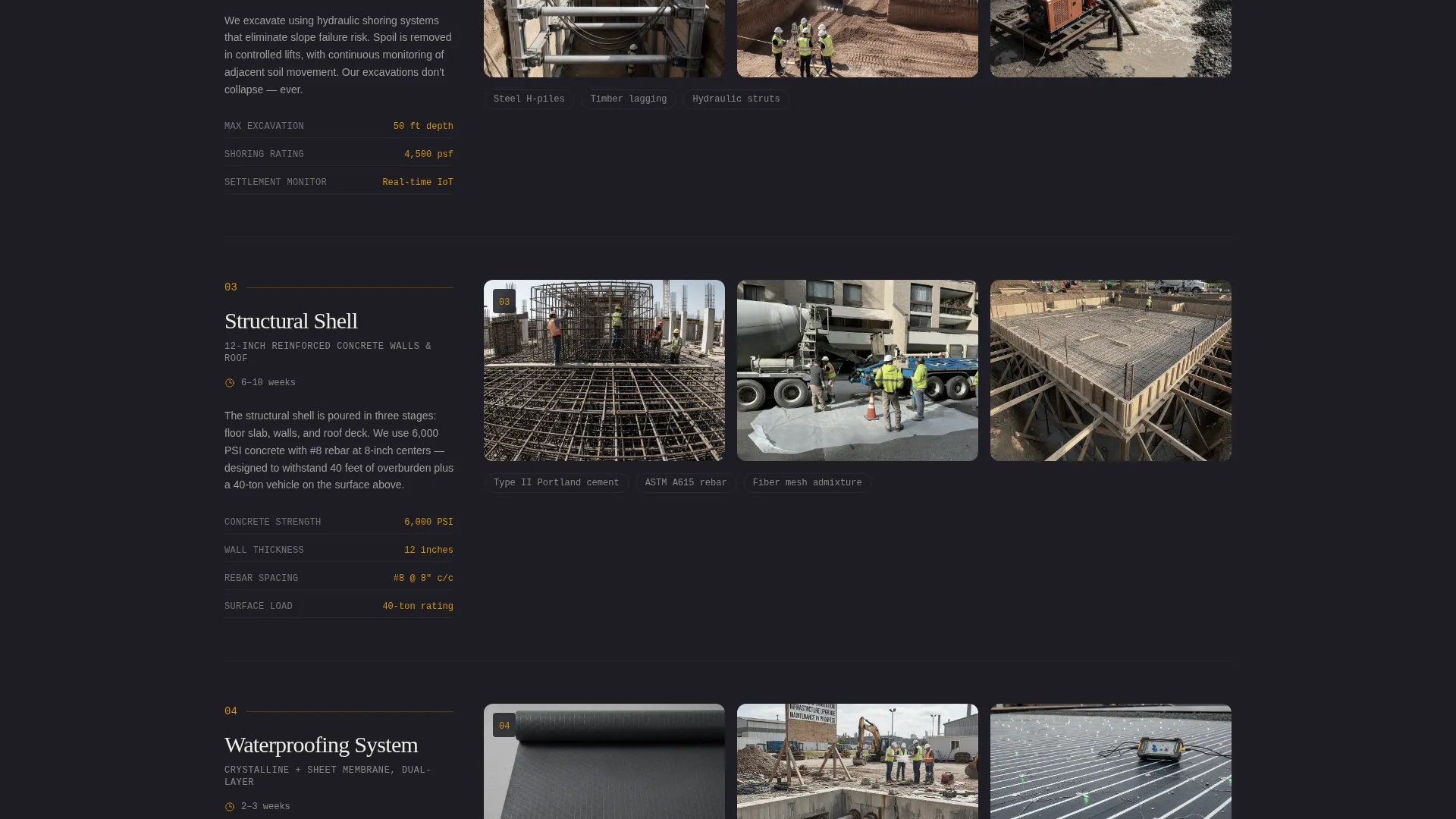 Advanced Specialty Construction Portfolio & Case Study Website Template