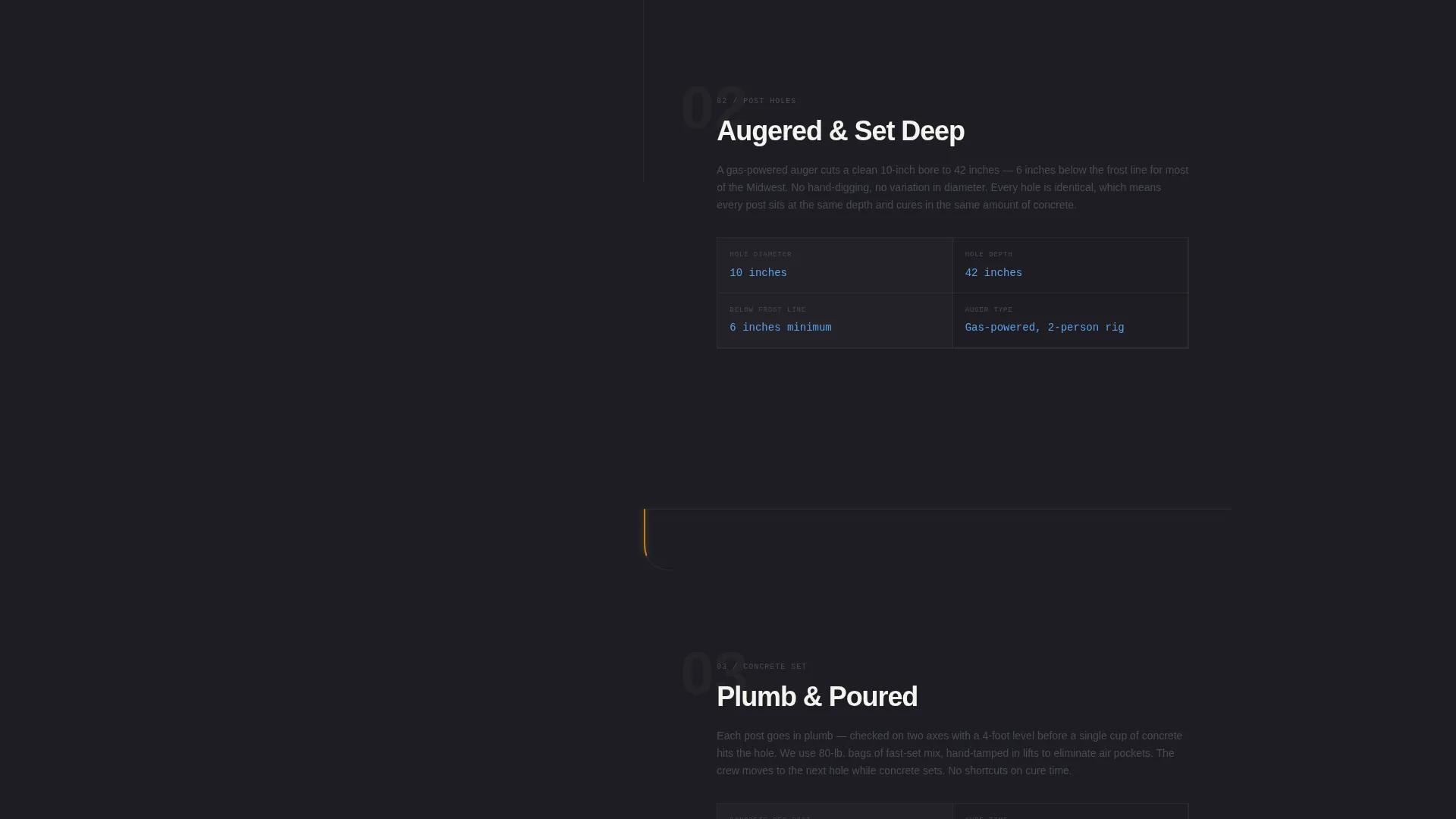 Vinyl Fence Contractor Landing Page Template