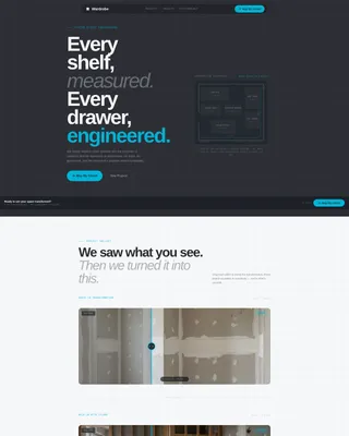 Walk-In Closet Renovation Professional Website Template