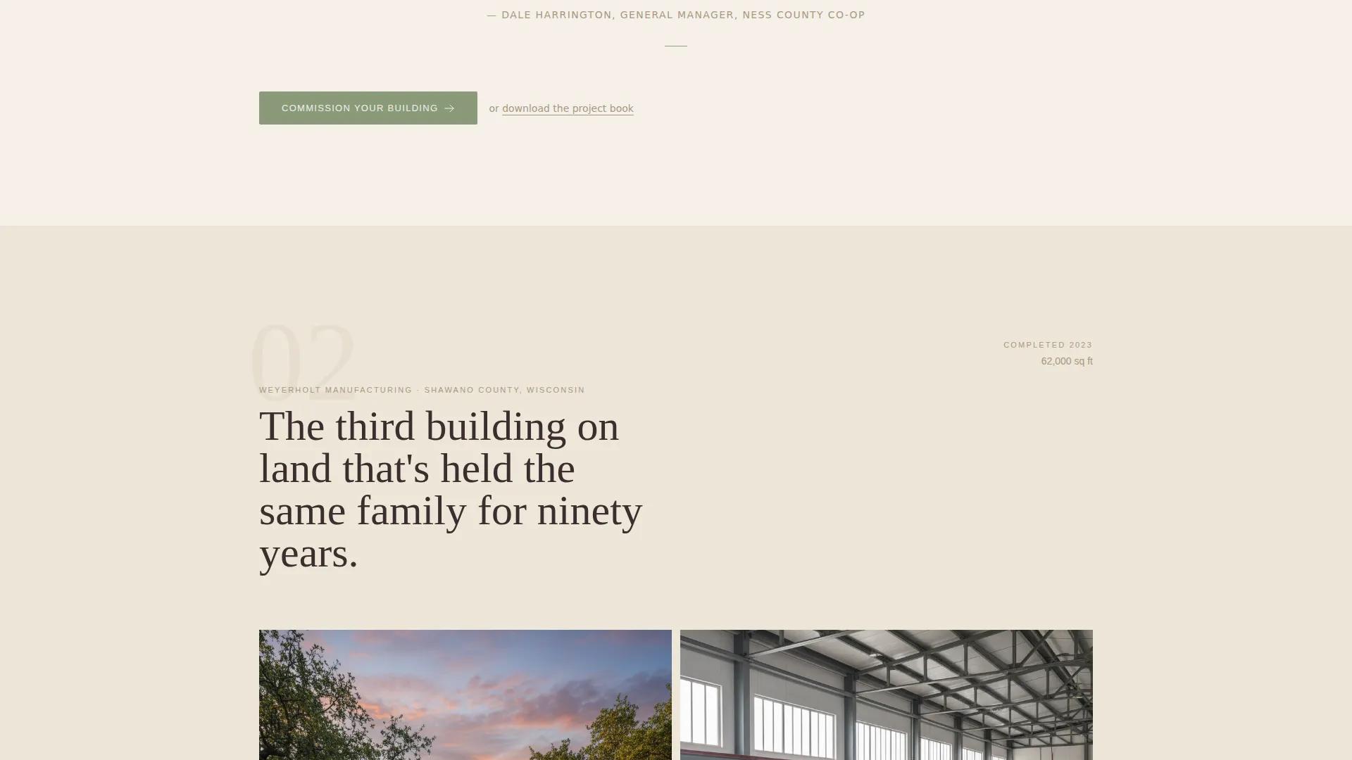 Complete Warehouse & Factory Construction Professional Website Template