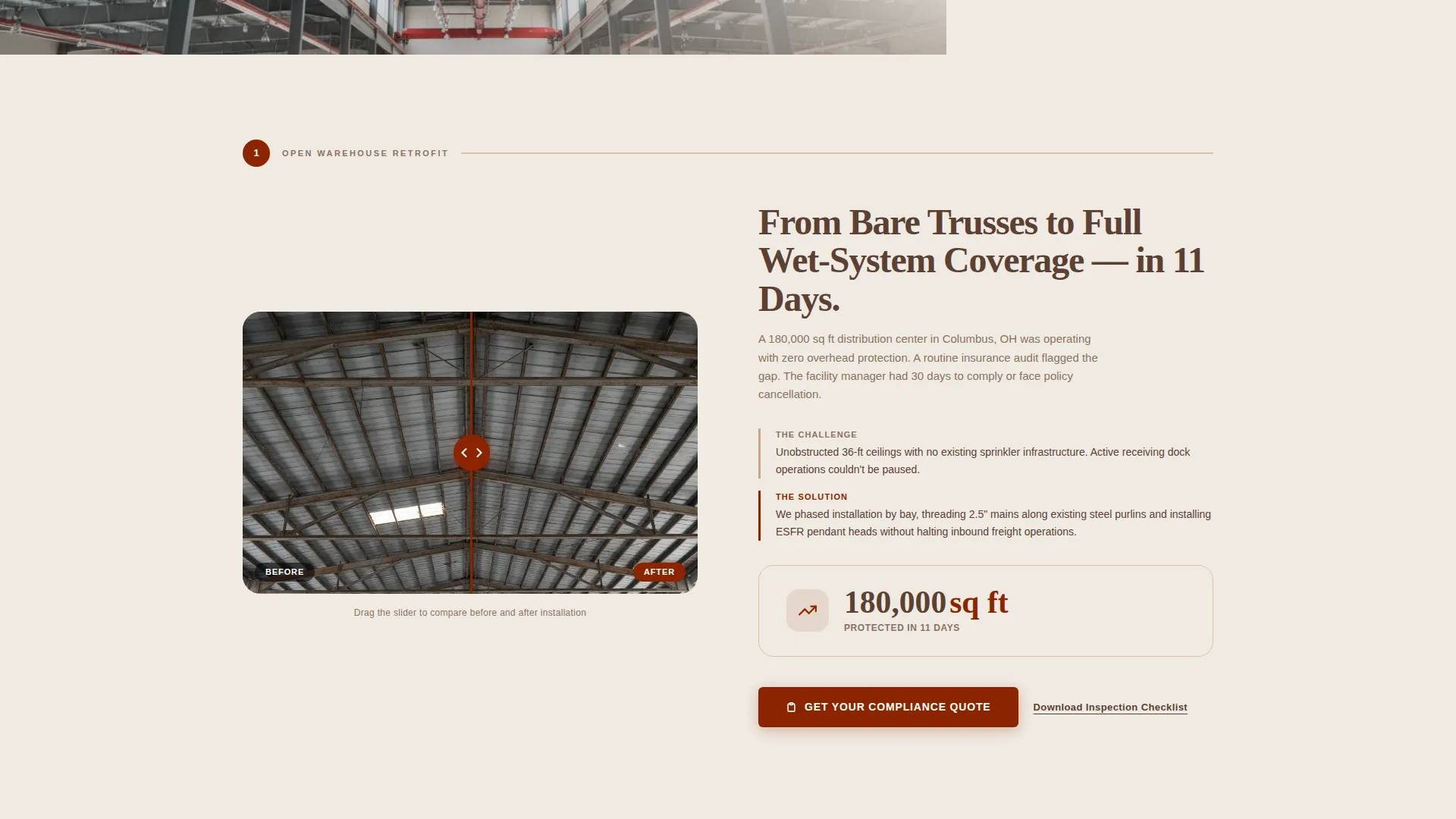 Warehouse & Factory Construction Privacy Policy & Terms Website Template