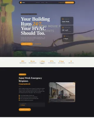 Complete Warehouse & Factory Construction Appointment Booking Website Template