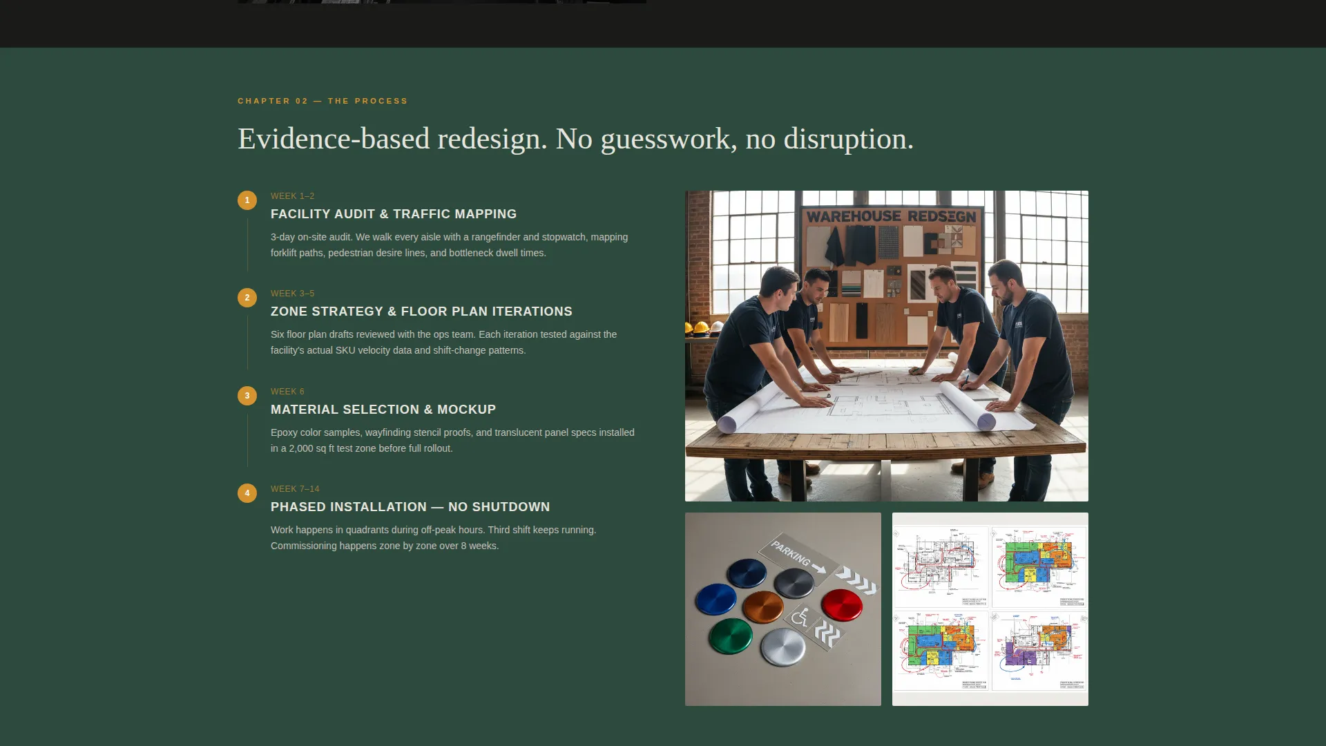 Warehouse & Factory Construction Appointment Booking Website Template