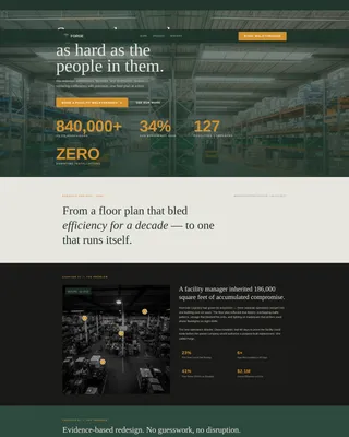 Warehouse & Factory Construction Appointment Booking Website Template