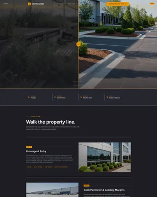 Specialist Warehouse & Factory Construction Appointment Booking Website Template