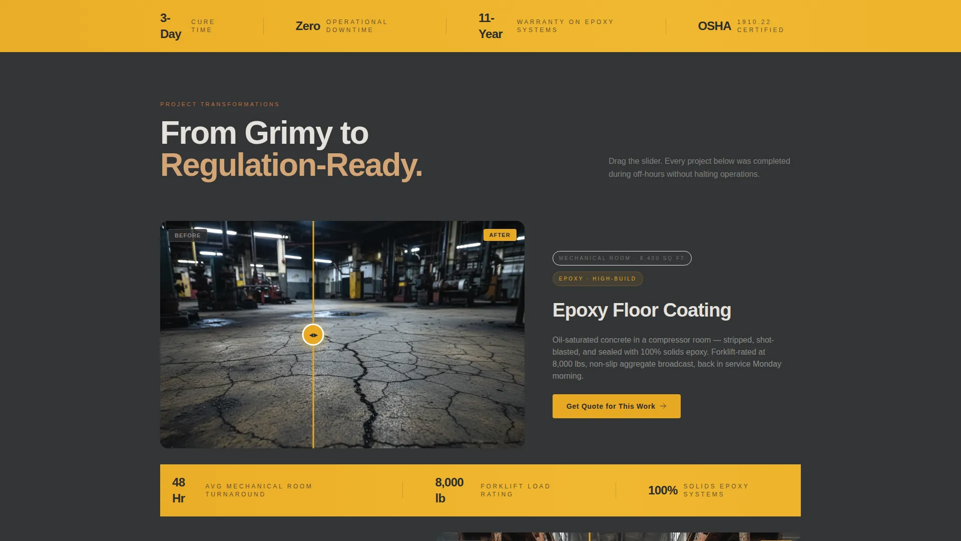 Advanced Warehouse & Factory Construction Professional Website Template