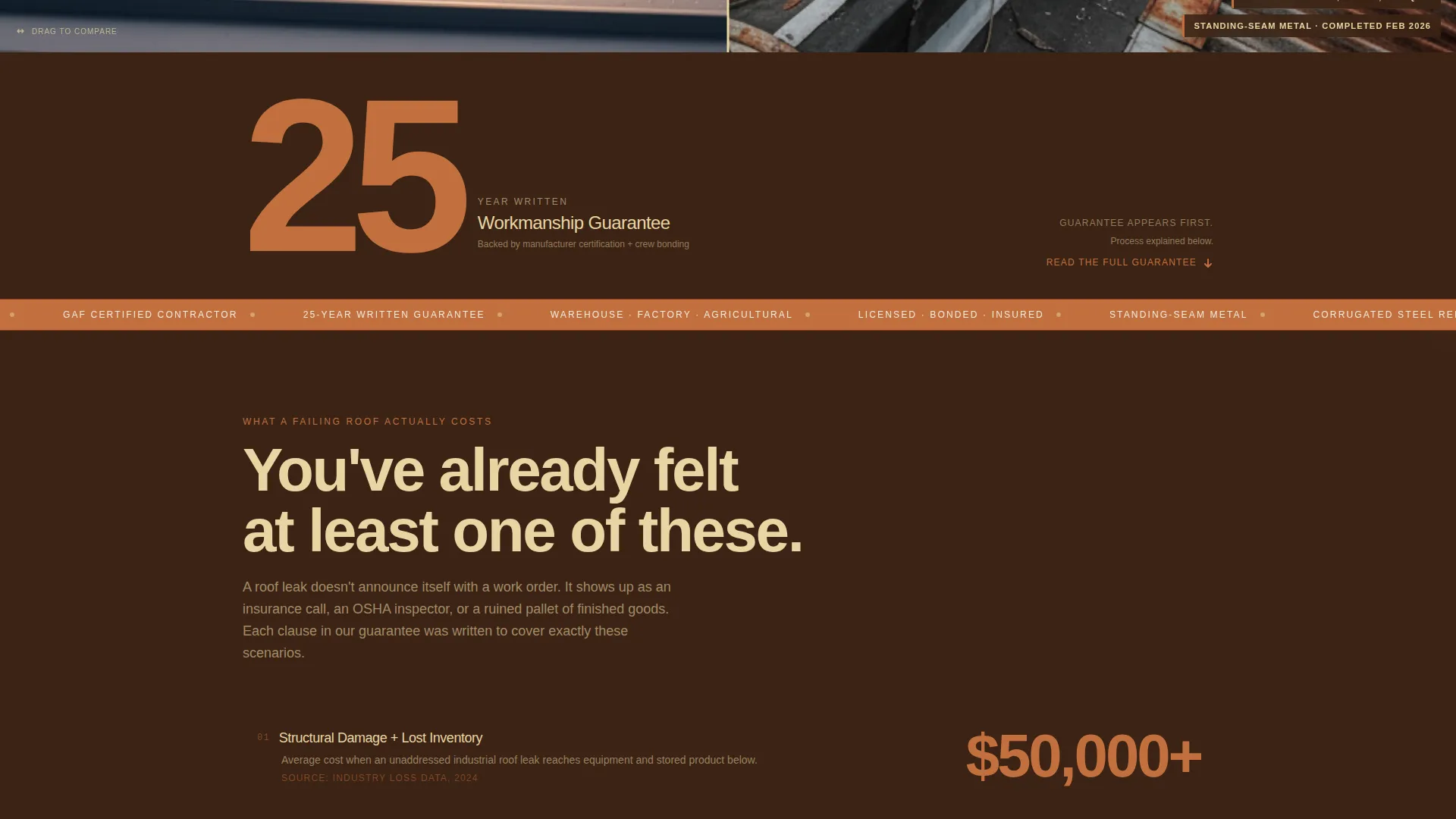 Local Warehouse & Factory Construction Professional Website Template