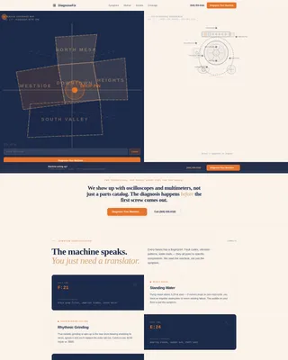 Washer & Dryer Repair Landing Page Template