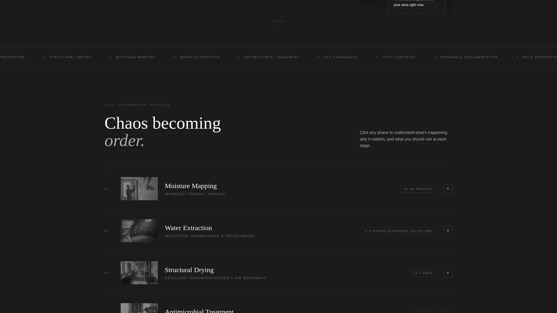 Restoration & Preservation Portfolio & Case Study Website Template