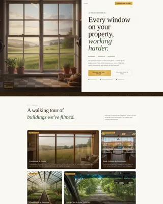 Window Film & Tinting Service Landing Page Template
