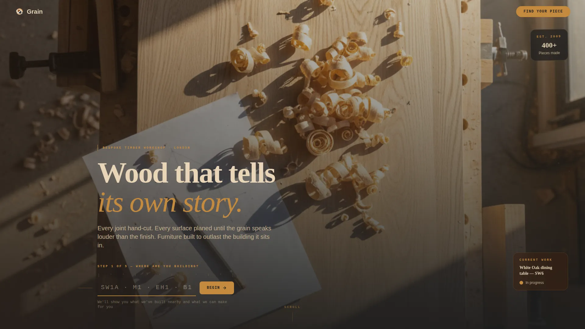 Wood Products Appointment Booking Website Template