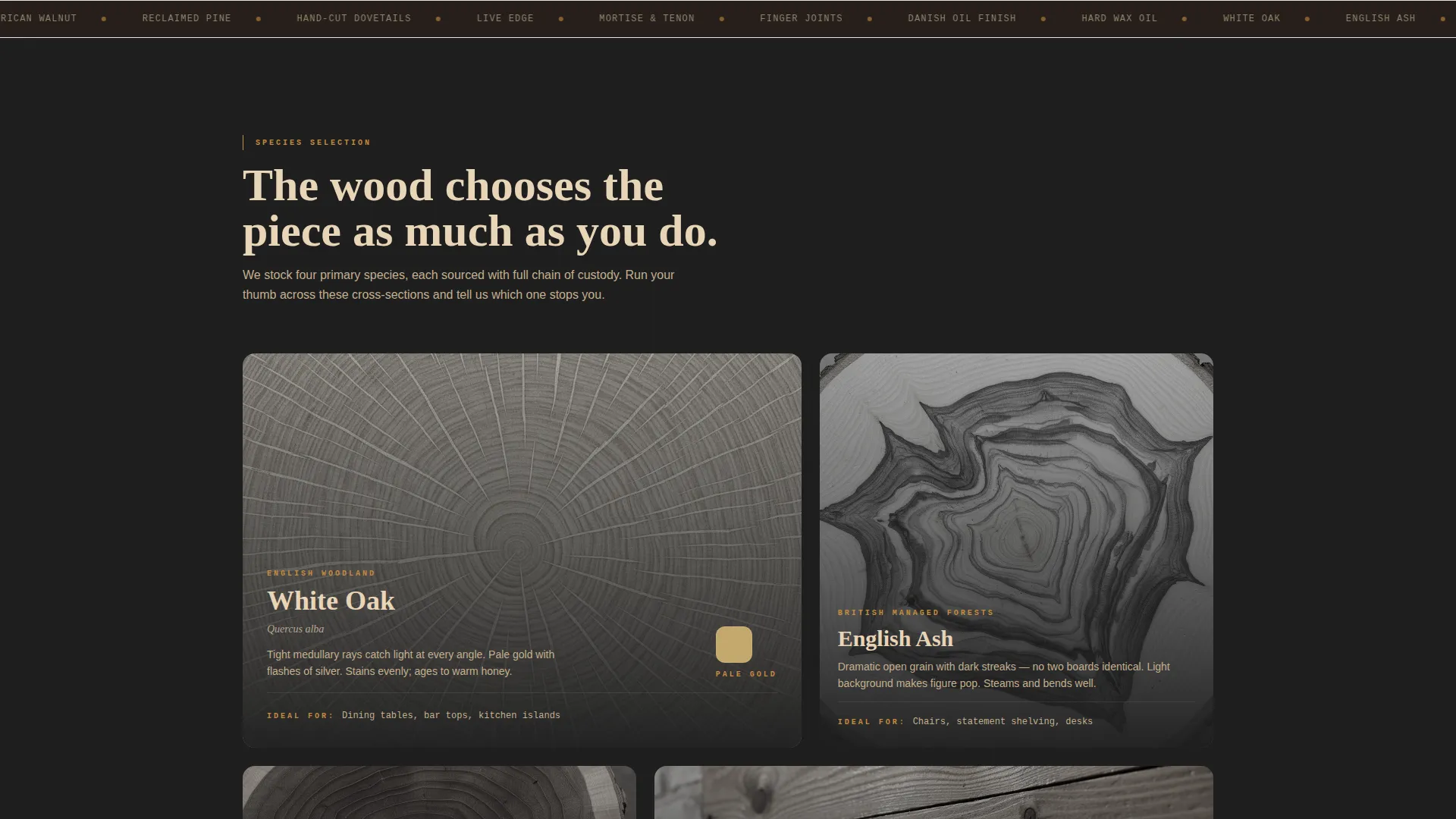 Wood Products Appointment Booking Website Template