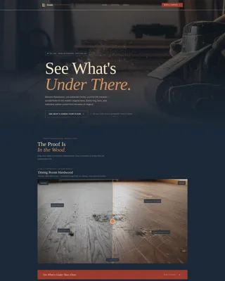 Specialist Wood Products Appointment Booking Website Template