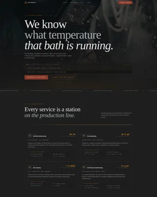 Specialist Zinc Products Appointment Booking Website Template