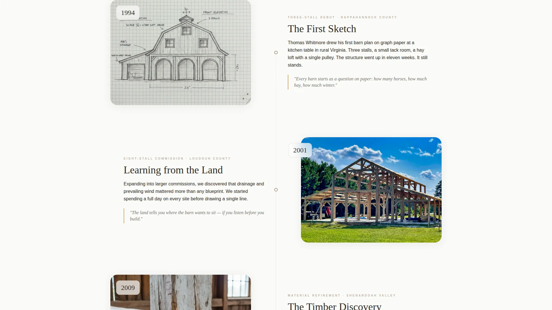 Horse Stable & Barn Builder Landing Page Template