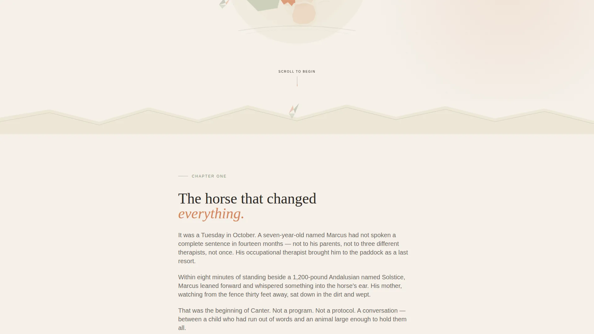 Equine-Assisted Therapy Landing Page Template