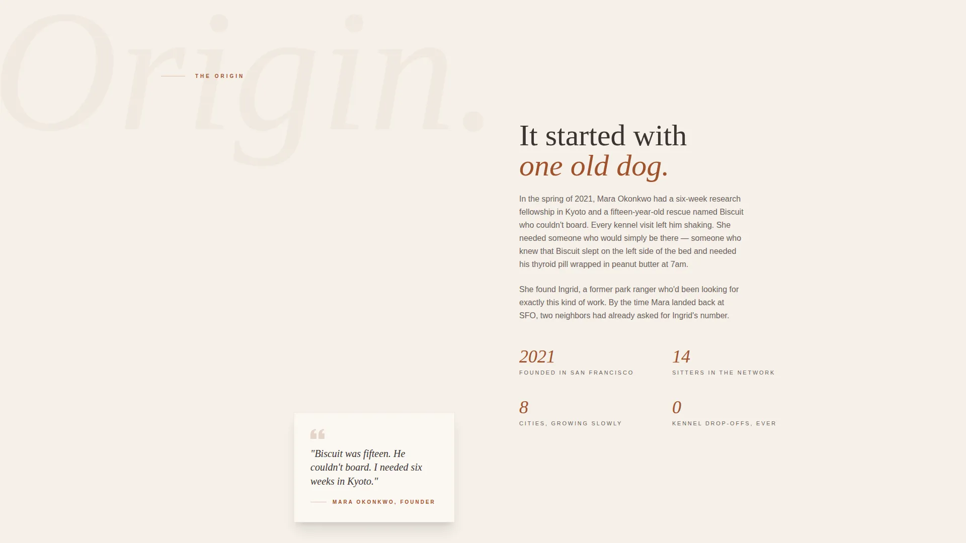 Dog Walking & Pet Sitting Professional Website Template