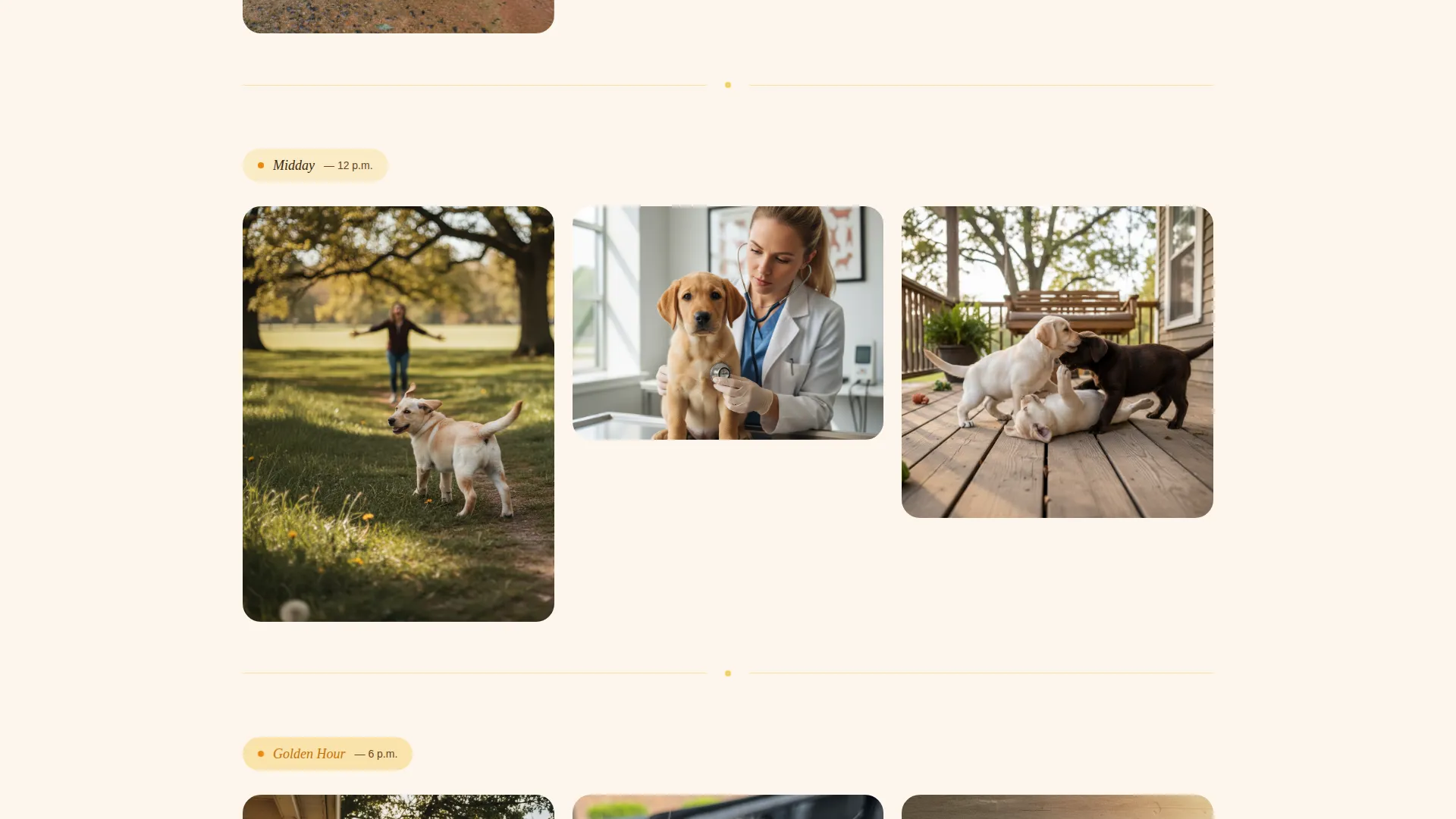 Dog Online Reviews Website Template