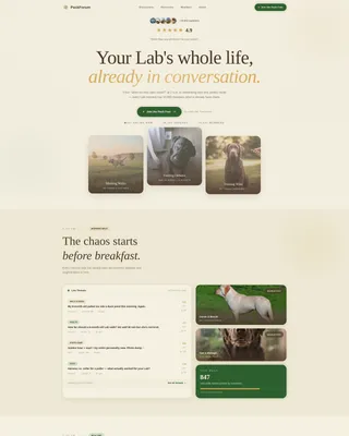 Dog Virtual Reviews Website Template