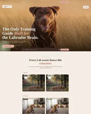 Dog Professional Website Template