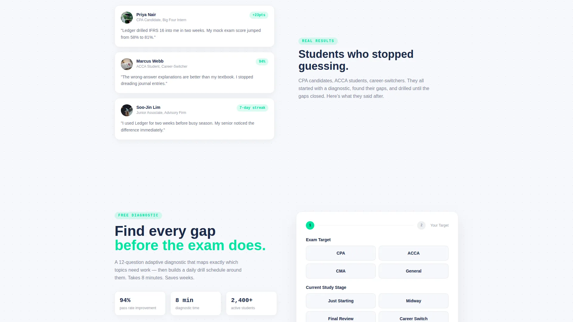 Expert CPA Services Landing Page Template