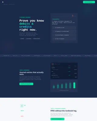 Expert CPA Services Landing Page Template