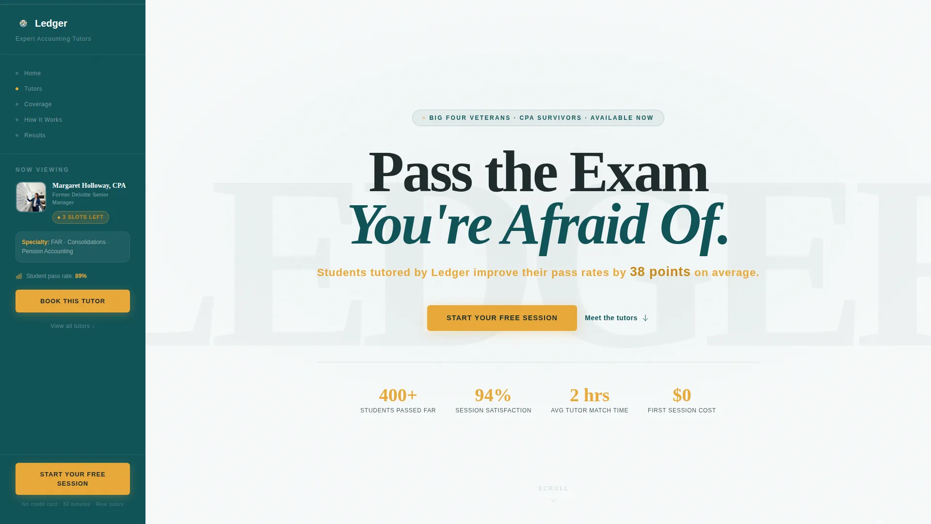 Trusted Accounting Services Landing Page Template
