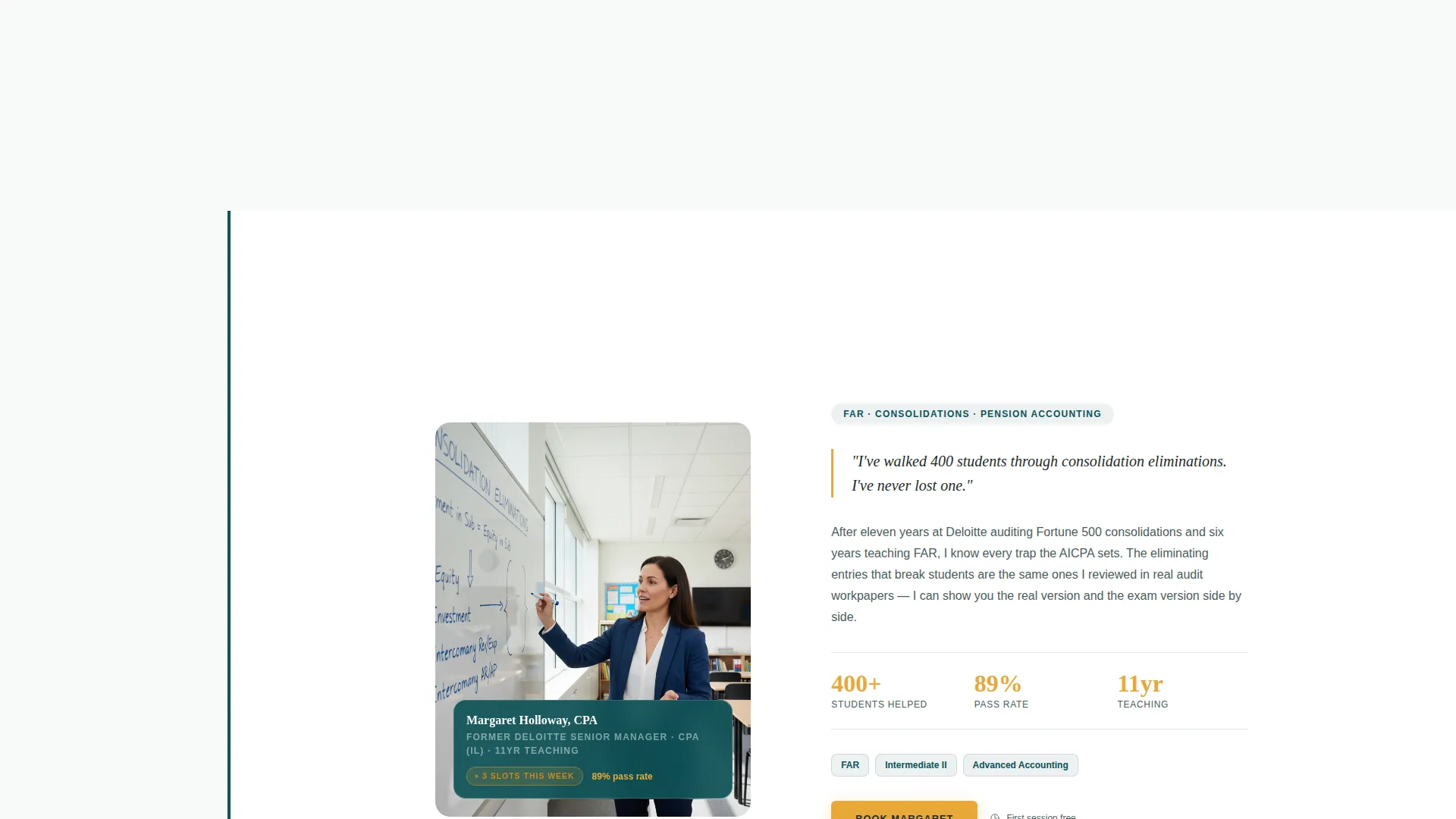 Trusted Accounting Services Landing Page Template