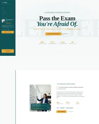 Trusted Accounting Services Landing Page Template