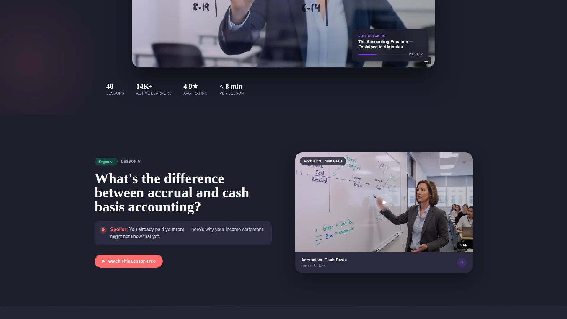 Precision Bookkeeping Services Landing Page Template