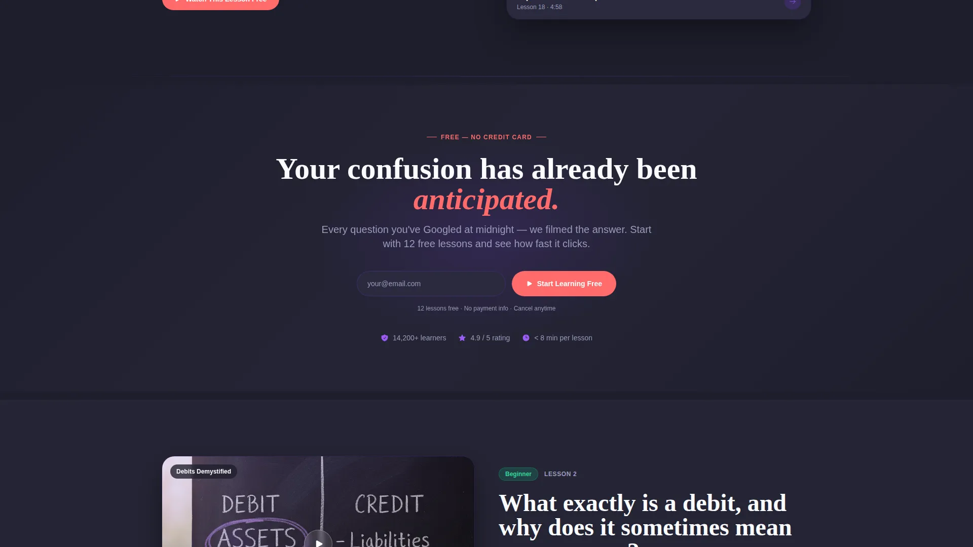 Precision Bookkeeping Services Landing Page Template