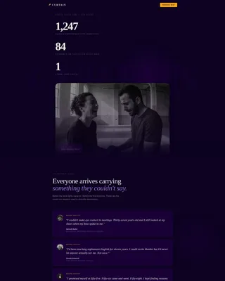 Acting School Event Registration Landing Page