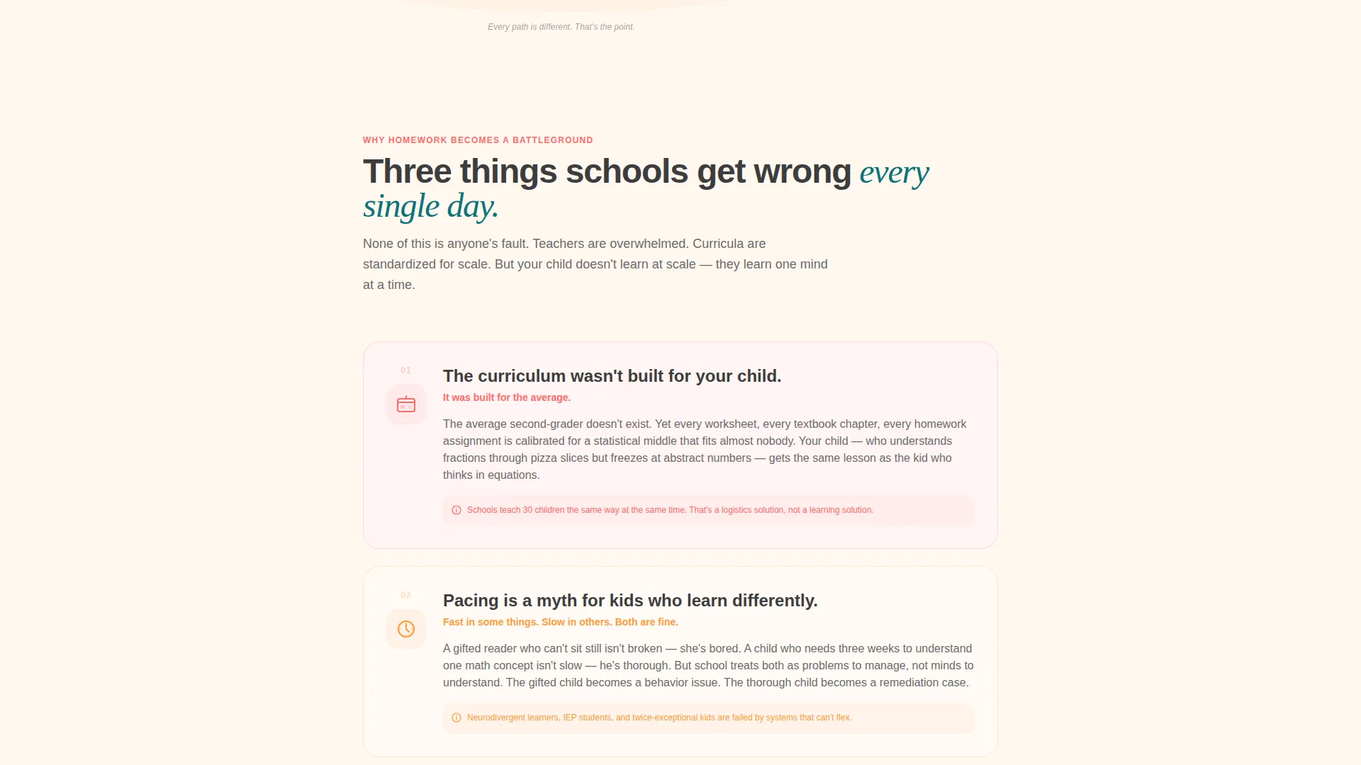 Personalized Edtech Landing Page Template