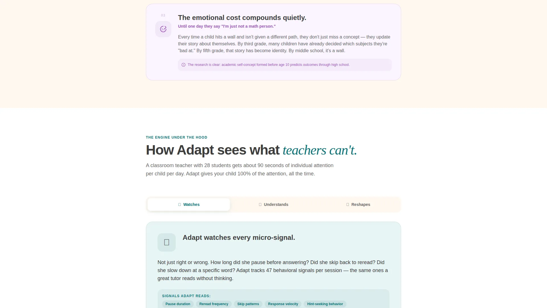 Personalized Edtech Landing Page Template