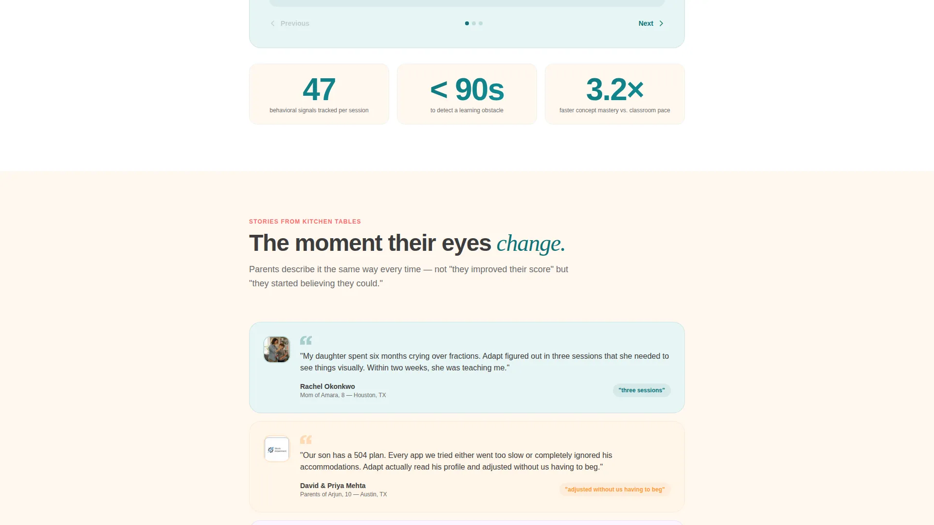 Personalized Edtech Landing Page Template