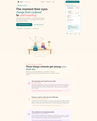 Personalized Edtech Landing Page Template