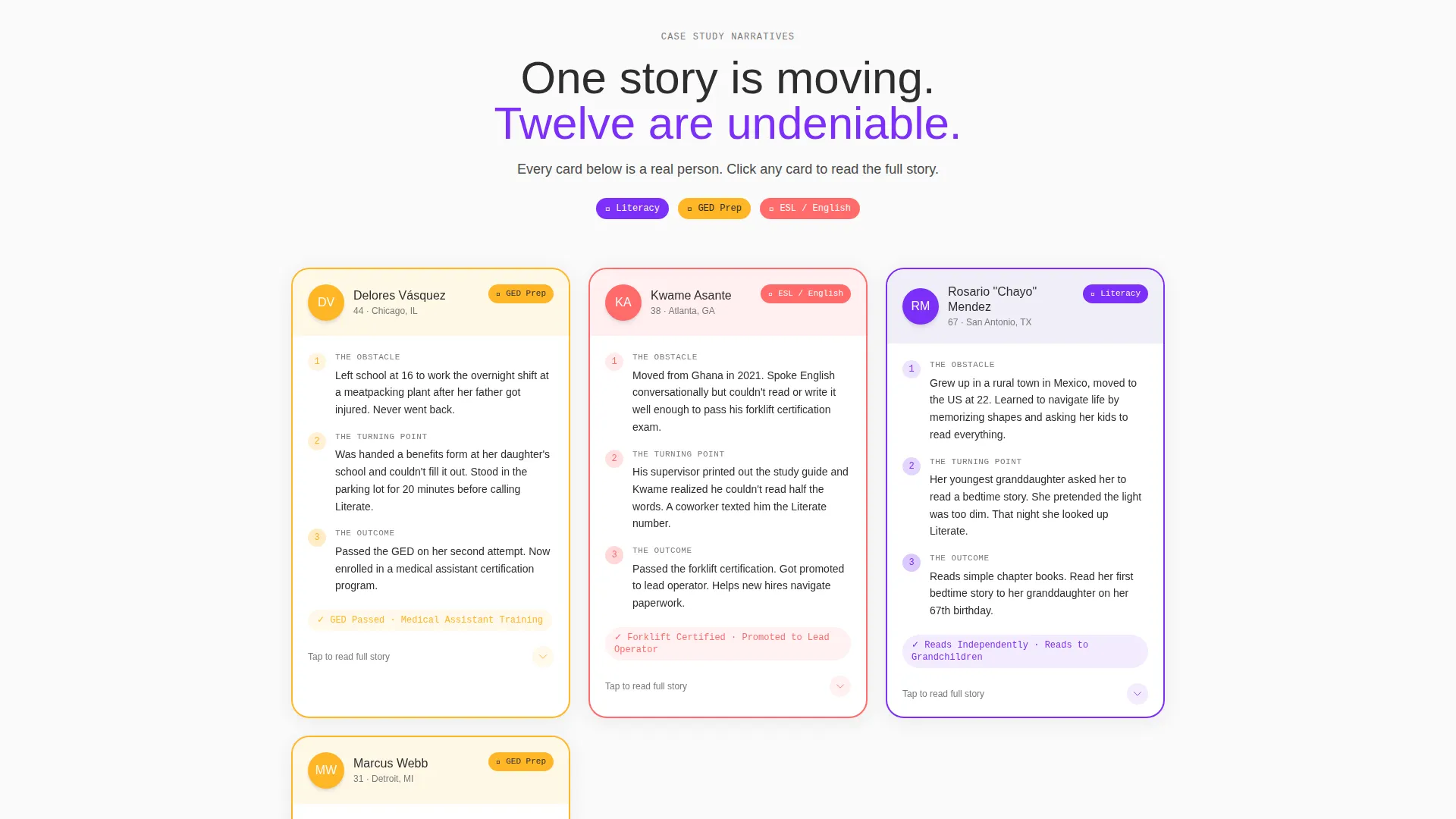 Adult Education Landing Page Template