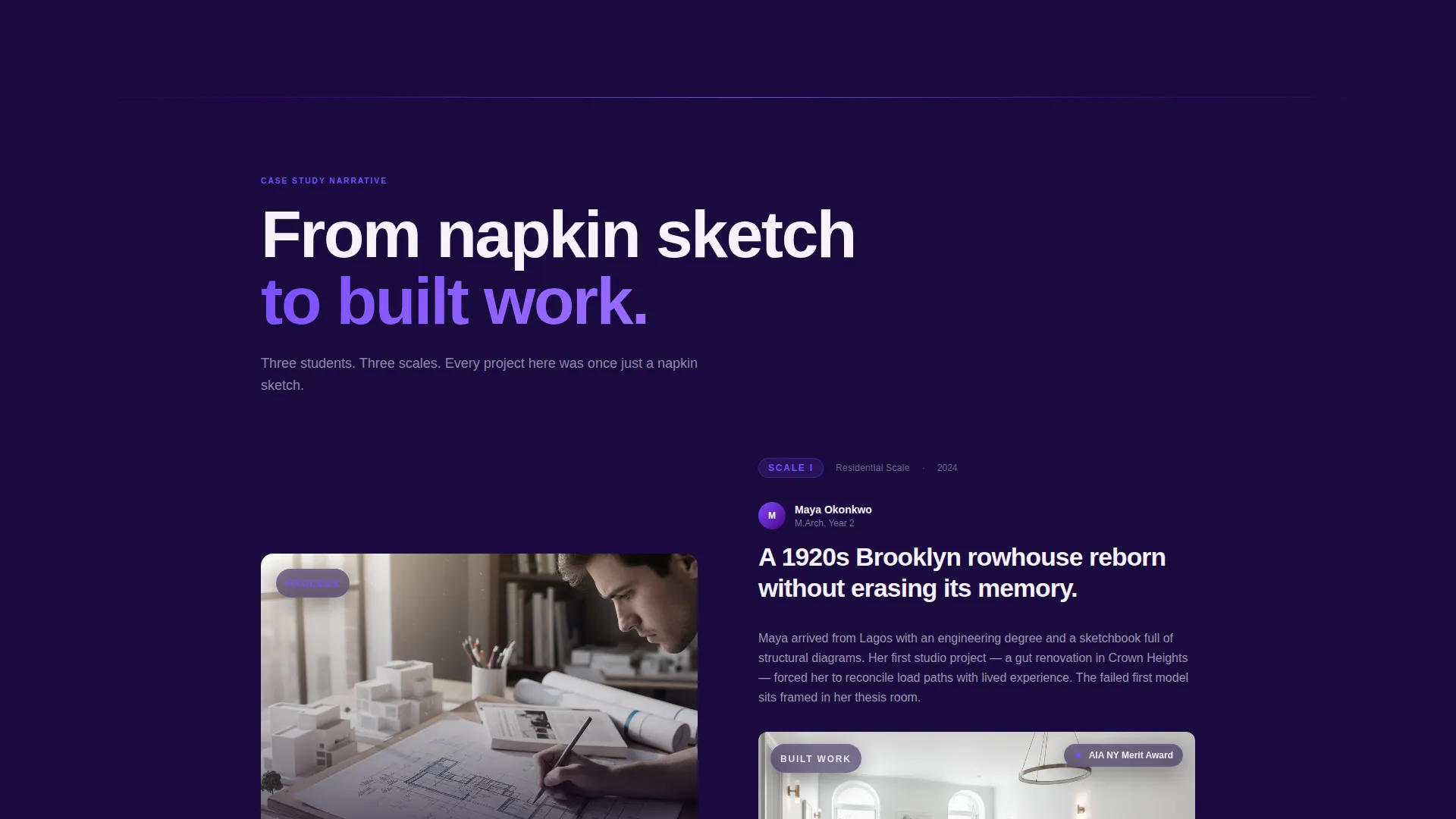 School Landing Page Template - Studio