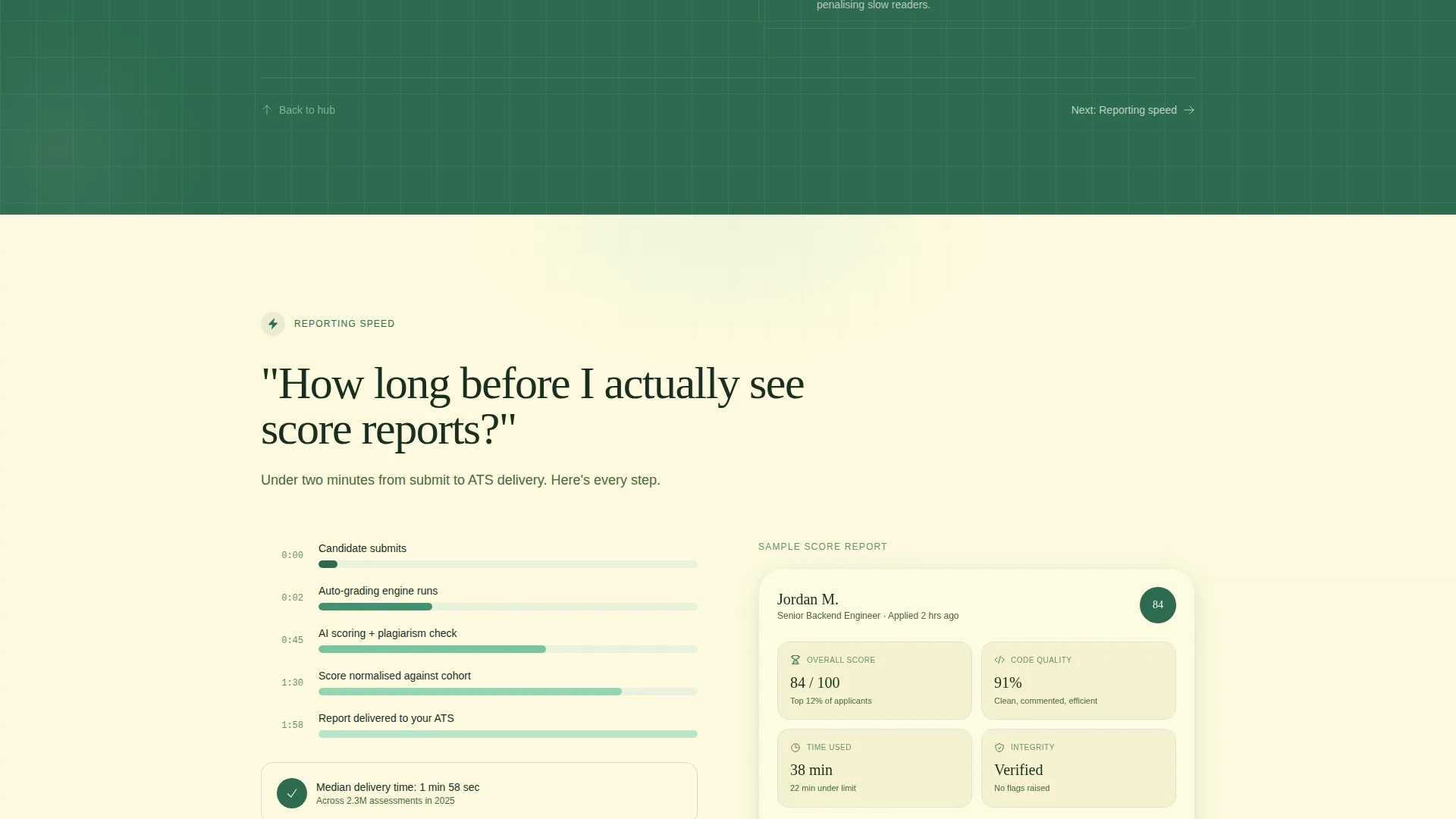 Edtech Assessment Platform Landing Page Template
