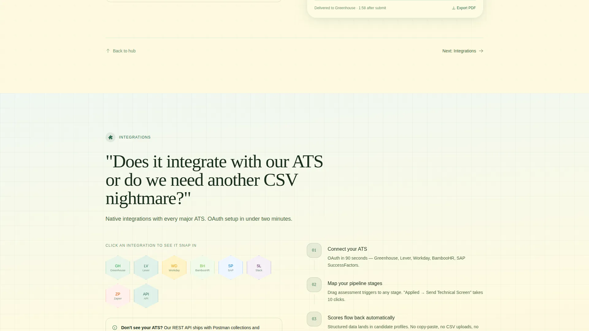 Edtech Assessment Platform Landing Page Template