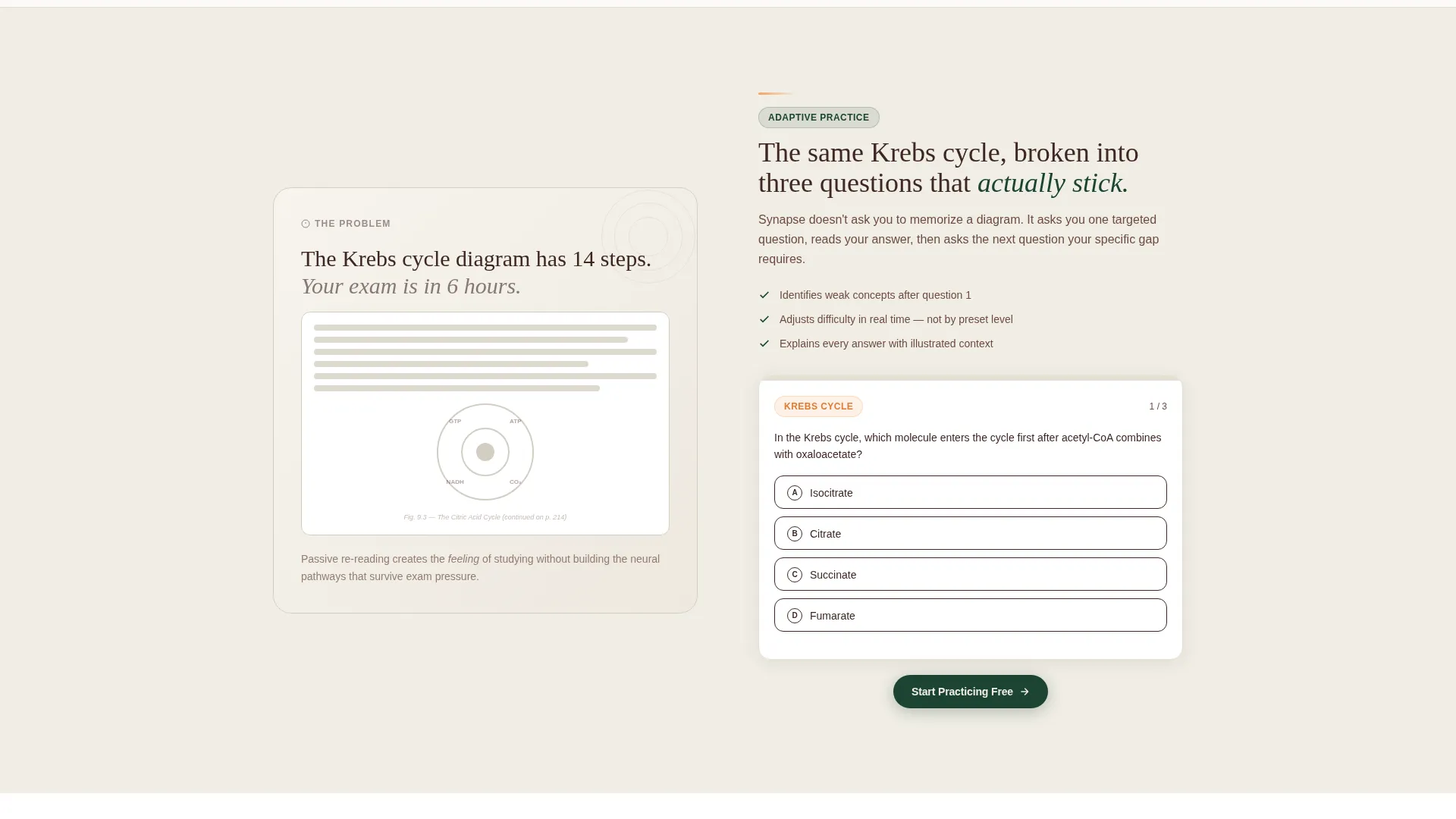 Adaptive Biology Landing Page Template